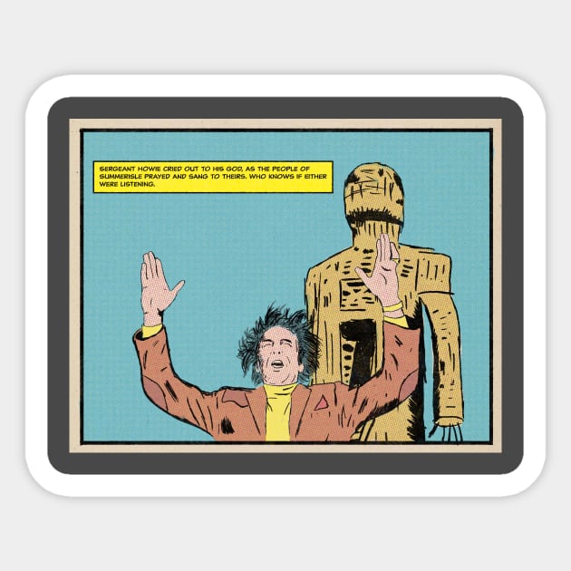 An Appointment With The Wicker Man Sticker by YesElliott